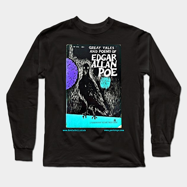 GREAT TALES And POEMS Of EDGAR ALLAN POE Long Sleeve T-Shirt by Rot In Hell Club